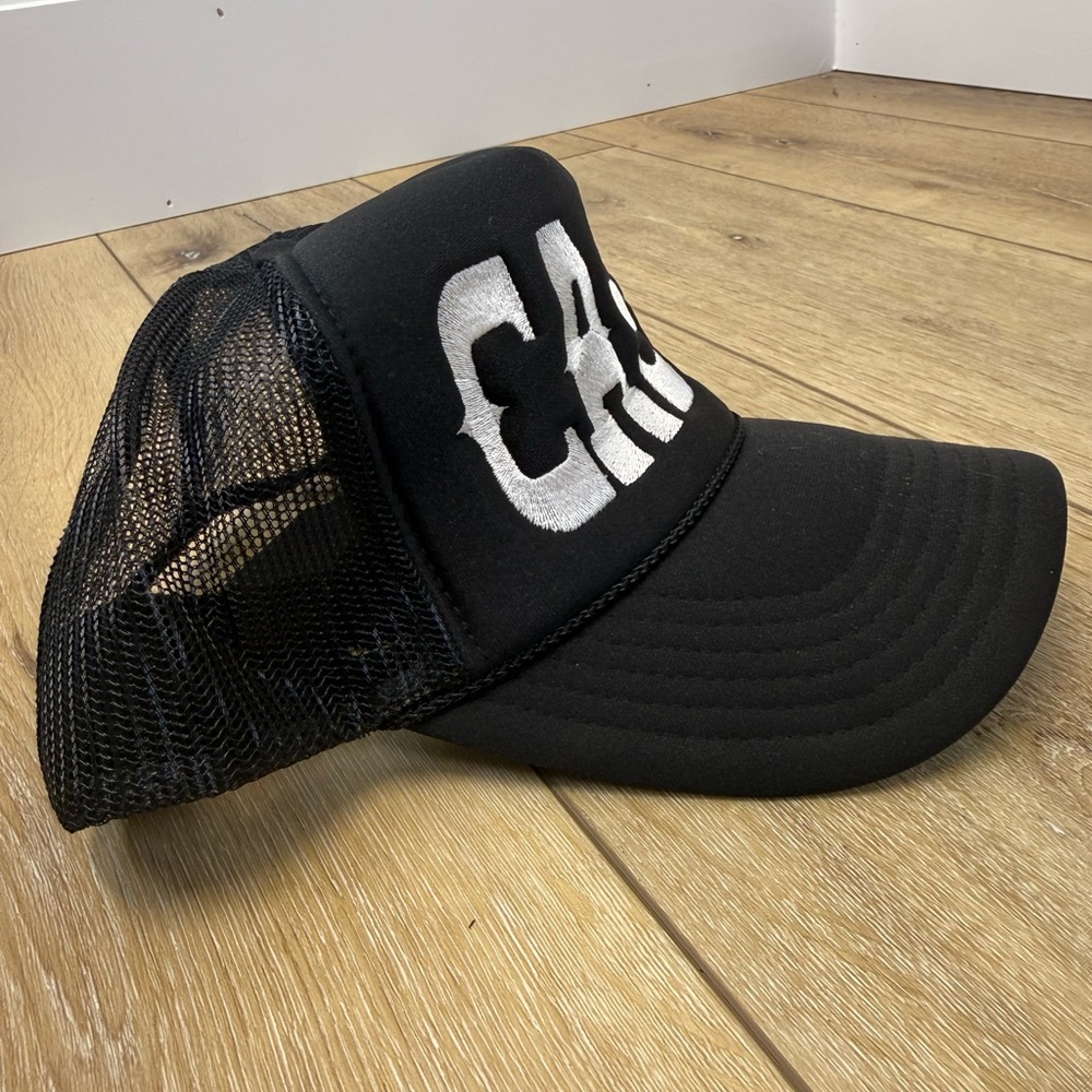 Johnny Cash Otto Trucker Black Hat Embroidery One Size Adjustable - Picture 2 of 8